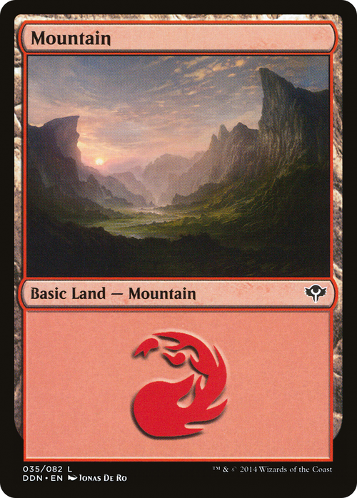 Mountain (035) (DDN-035) - Duel Decks: Speed vs. Cunning