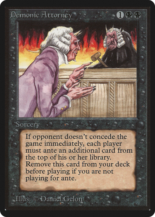 Demonic Attorney (LEB-) - Limited Edition Beta