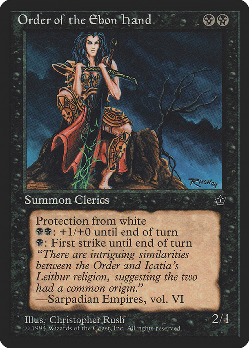 Order of the Ebon Hand (Rush) (FEM-) - Fallen Empires