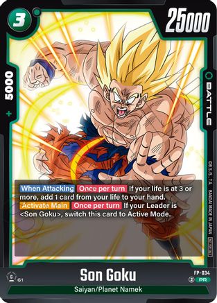 Son Goku - FP-034 (FP-034) - Fusion World Promotion Cards and Packs