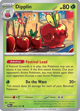 Dipplin 010  - Reverse Holofoil SV Prismatic Evolutions - Uncommon