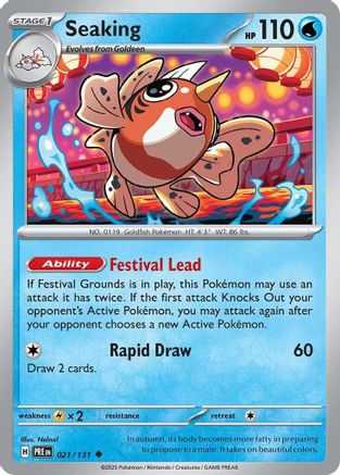 Seaking 021  SV Prismatic Evolutions - Uncommon