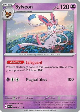 Sylveon 040  - Holofoil SV Prismatic Evolutions - Rare