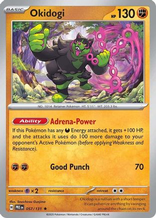 Okidogi 057  - Reverse Holofoil SV Prismatic Evolutions - Rare