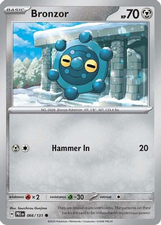 Bronzor 066  SV Prismatic Evolutions - Common