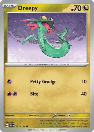 Dreepy 071  SV Prismatic Evolutions - Common