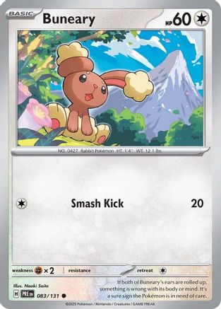 Buneary 083  SV Prismatic Evolutions - Common