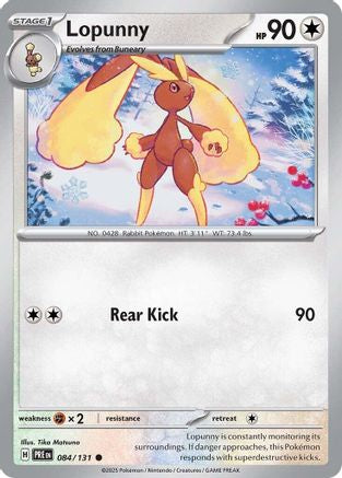 Lopunny 084  SV Prismatic Evolutions - Common