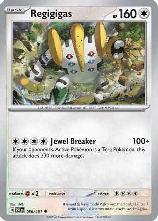 Regigigas 086  SV Prismatic Evolutions - Uncommon