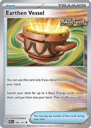 Earthen Vessel 106  - Reverse Holofoil SV Prismatic Evolutions - Uncommon