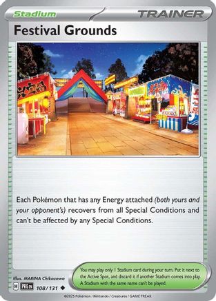 Festival Grounds 108  SV Prismatic Evolutions - Uncommon