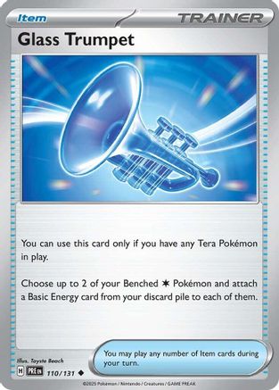 Glass Trumpet 110  - Reverse Holofoil SV Prismatic Evolutions - Uncommon