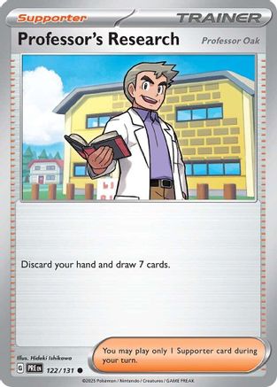 Professor's Research [Professor Oak] 122  SV Prismatic Evolutions - Common