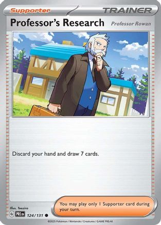 Professor's Research [Professor Rowan] 124  SV Prismatic Evolutions - Common
