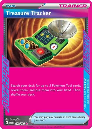 Treasure Tracker 131  - Holofoil SV Prismatic Evolutions - ACE SPEC Rare