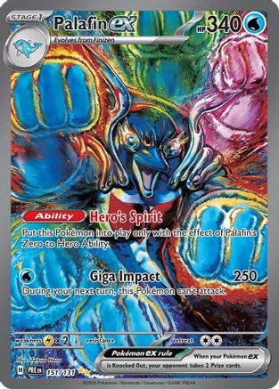 Palafin ex 151  - Holofoil SV Prismatic Evolutions - Special Illustration Rare