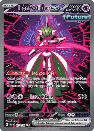 Iron Valiant ex 157  - Holofoil SV Prismatic Evolutions - Special Illustration Rare