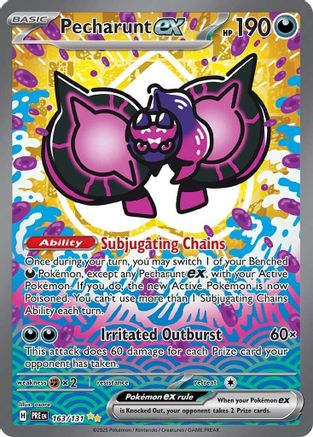 Pecharunt ex 163  - Holofoil SV Prismatic Evolutions - Special Illustration Rare