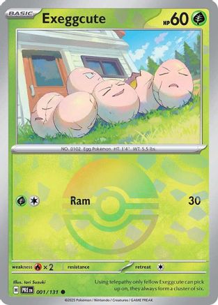 Exeggcute (Poke Ball Pattern) 001  - Holofoil SV Prismatic Evolutions - Common