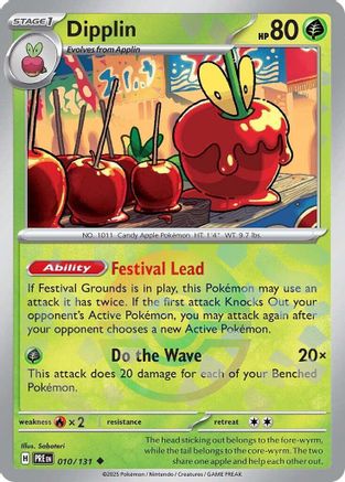 Dipplin (Poke Ball Pattern) 010  - Holofoil SV Prismatic Evolutions - Uncommon