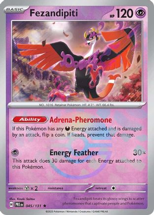 Fezandipiti (Poke Ball Pattern) 045  - Holofoil SV Prismatic Evolutions - Rare