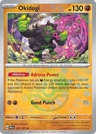 Okidogi (Poke Ball Pattern) 057  - Holofoil SV Prismatic Evolutions - Rare