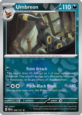 Umbreon (Poke Ball Pattern) 059  - Holofoil SV Prismatic Evolutions - Rare