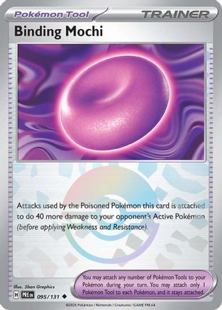 Binding Mochi (Poke Ball Pattern) 095  - Holofoil SV Prismatic Evolutions - Uncommon