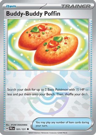 Buddy-Buddy Poffin (Poke Ball Pattern) 101  - Holofoil SV Prismatic Evolutions - Uncommon