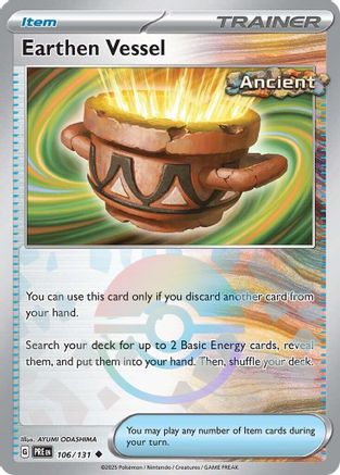 Earthen Vessel (Poke Ball Pattern) 106  - Holofoil SV Prismatic Evolutions - Uncommon