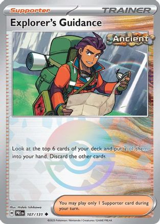Explorer's Guidance (Poke Ball Pattern) 107  - Holofoil SV Prismatic Evolutions - Uncommon