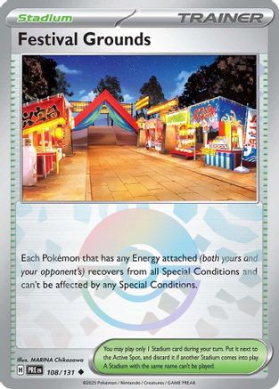 Festival Grounds (Poke Ball Pattern) 108  - Holofoil SV Prismatic Evolutions - Uncommon