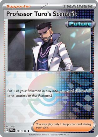 Professor Turo's Scenario (Poke Ball Pattern) 121  - Holofoil SV Prismatic Evolutions - Uncommon