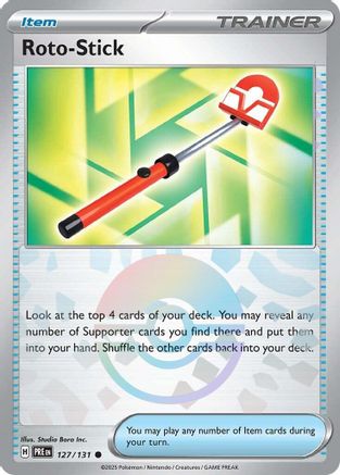 Roto-Stick (Poke Ball Pattern) 127  - Holofoil SV Prismatic Evolutions - Common