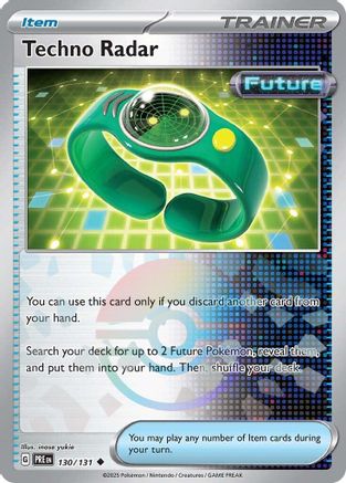 Techno Radar (Poke Ball Pattern) 130  - Holofoil SV Prismatic Evolutions - Uncommon