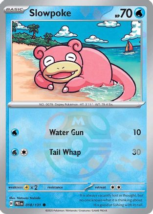 Slowpoke (Master Ball Pattern) 018  - Holofoil SV Prismatic Evolutions - Common