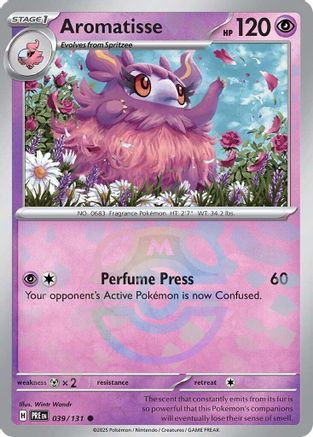 Aromatisse (Master Ball Pattern) 039  - Holofoil SV Prismatic Evolutions - Common