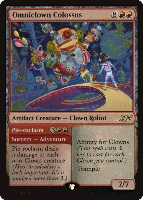 Omniclown Colossus (Galaxy Foil) (UNF-402) - Unfinity Foil