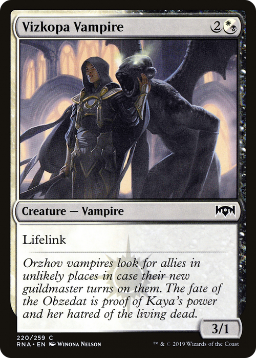 Vizkopa Vampire (RNA-220) - Ravnica Allegiance Foil