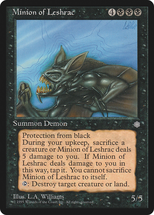 Minion of Leshrac (ICE-) - Ice Age