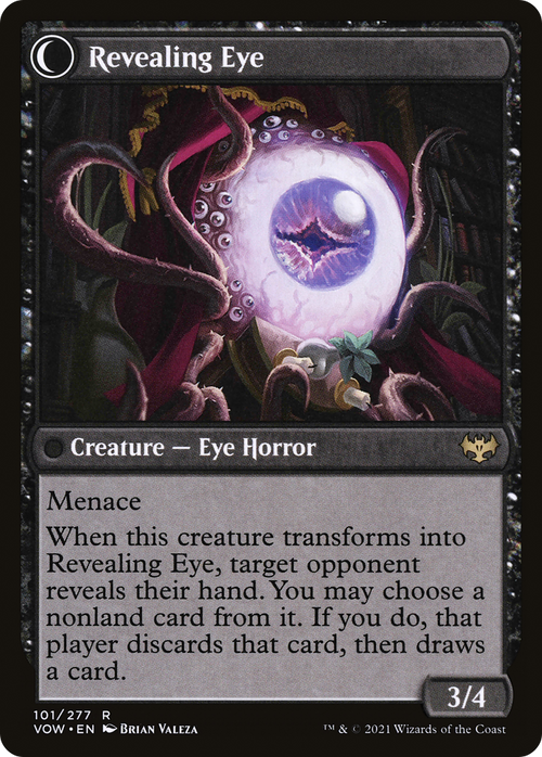 Concealing Curtains (VOW-101) - Innistrad: Crimson Vow: (Double Faced Transform)