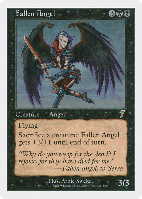 Fallen Angel (7ED-134) - 7th Edition