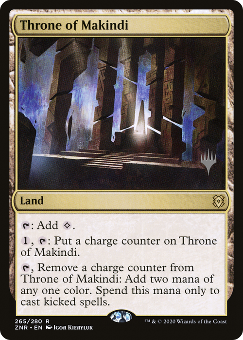 Throne of Makindi (PPZNR-265P) - Zendikar Rising Promos Foil