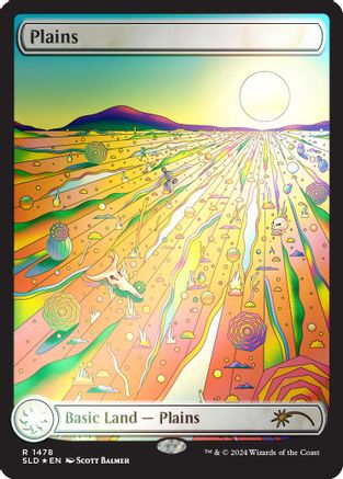 Plains (1478) (Rainbow Foil) (SLD-1478) - Secret Lair Drop Series Foil