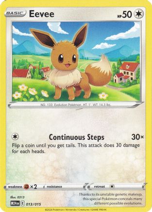 Eevee 013  McDonalds Promos 2024 - Promo