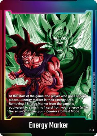 Energy Marker (E-19) (E-19) - Fusion World Energy Markers