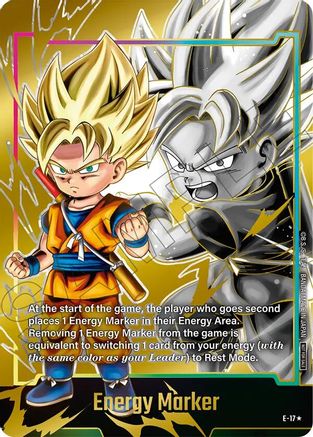 Energy Marker (E-17) (Gold) (E-17) - Fusion World Energy Markers Holofoil