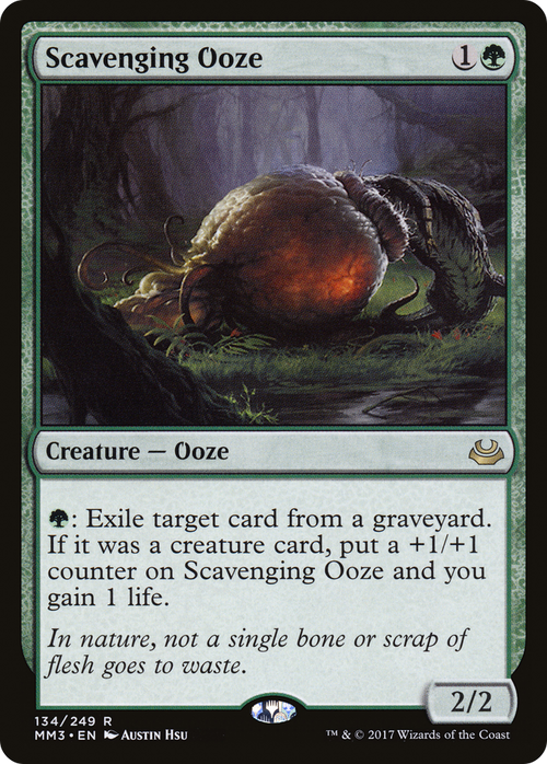 Scavenging Ooze (MM3-134) - Modern Masters 2017 Foil