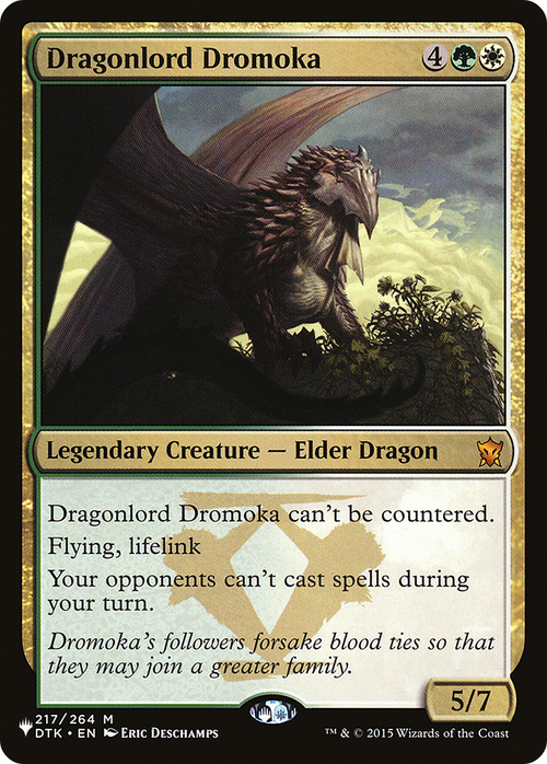 Dragonlord Dromoka (LIST-DTK-217) - The List