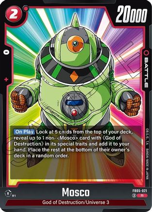 Mosco (FB05-021) - New Adventure Holofoil